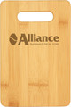 Beautiful and durable, this 9x6 Bamboo Cutting board can be personalized with a company logo, name or even a family recipe!