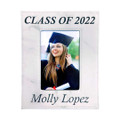 White Marble Leatherette Photo Frame | 5x7