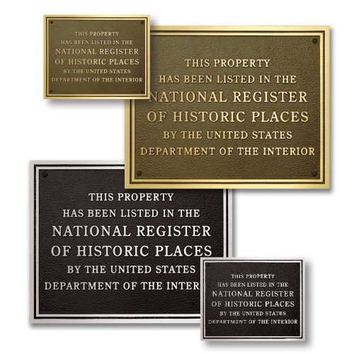 Standard National Register Plaques