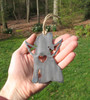 Beagle Dog Ornament 1 Pet Memorial W/ Angel Wings - Pet Loss Dog Sympathy Remembrance Gift - Metal Dog Christmas Ornament 