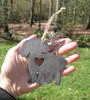 Bichon Frise Dog Ornament 1 Pet Memorial W/ Angel Wings - Pet Loss Dog Sympathy Remembrance Gift - Metal Dog Christmas Ornament