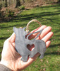 Corgi Dog Ornament 2 Pet Memorial W/ Angel Wings - Pet Loss Dog Sympathy Remembrance Gift - Metal Dog Christmas Ornament 