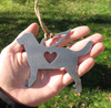 Labrador Retriever 4 Pet Loss Gift Ornament Angel - Pet Memorial - Dog Sympathy Remembrance Gift - Metal Dog Christmas Ornament 