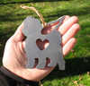 Maltese Dog 2 Pet Loss Gift Ornament Angel - Pet Memorial - Dog Sympathy Remembrance Gift - Metal Dog Christmas Ornament