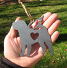 Shar Pei Pet Loss Gift Ornament Angel - Pet Memorial - Dog Sympathy Remembrance Gift - Metal Dog Christmas Ornament 