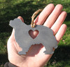 Cavalier King Charles Spaniel 2 Pet Loss Gift Ornament - Pet Memorial - Dog Sympathy Remembrance Gift - Metal Dog Christmas Ornament 