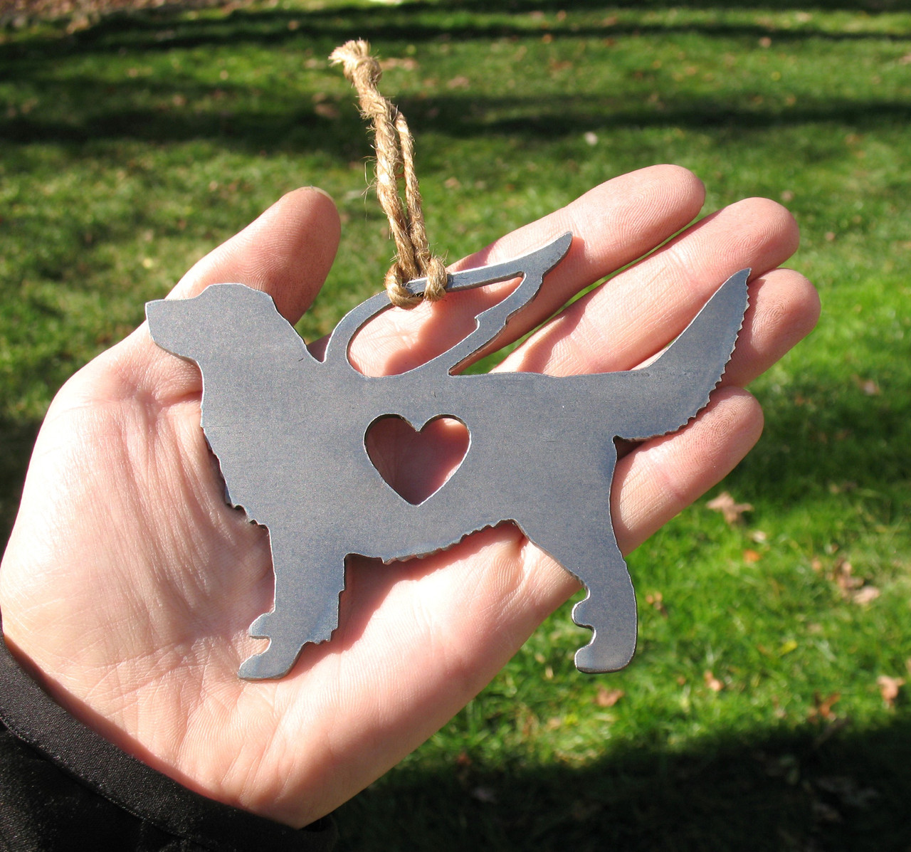 Golden Retriever 4 Pet Loss Gift Ornament Angel - Pet Memorial - Dog Sympathy Remembrance Gift - Metal Dog Christmas Ornament