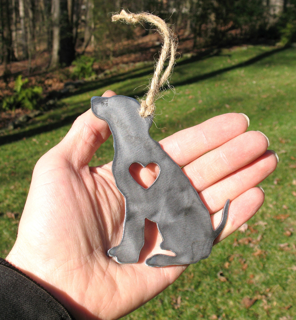 Dalmatian Dog Ornament - Metal Dog Christmas Ornament - Pet Lover Memorial Ornament - Pet Loss Dog Memorial Remembrance Gift 