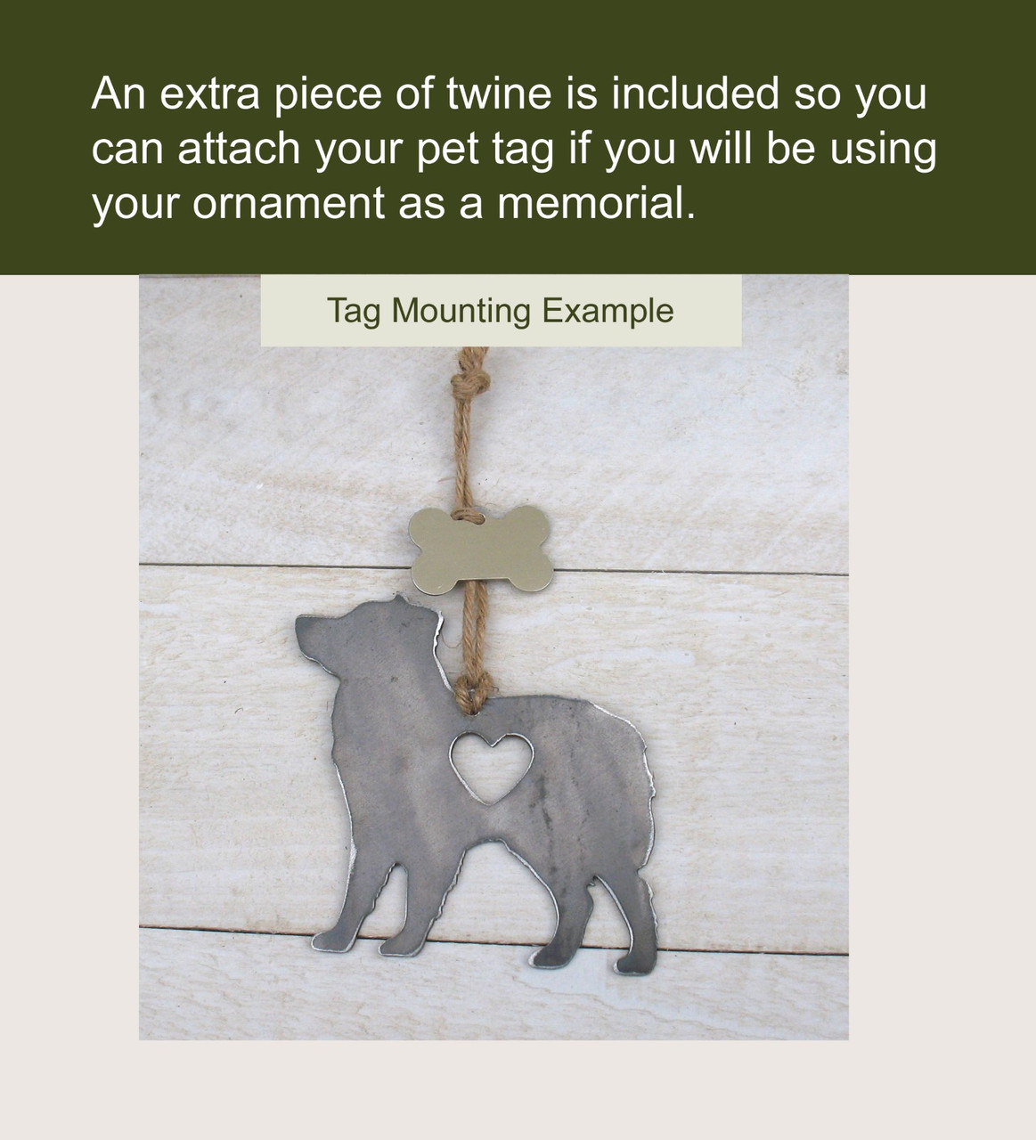Cairn Terrier 2 Pet Loss Gift Ornament - Pet Memorial - Dog Sympathy Remembrance Gift - Metal Dog Christmas Ornament 