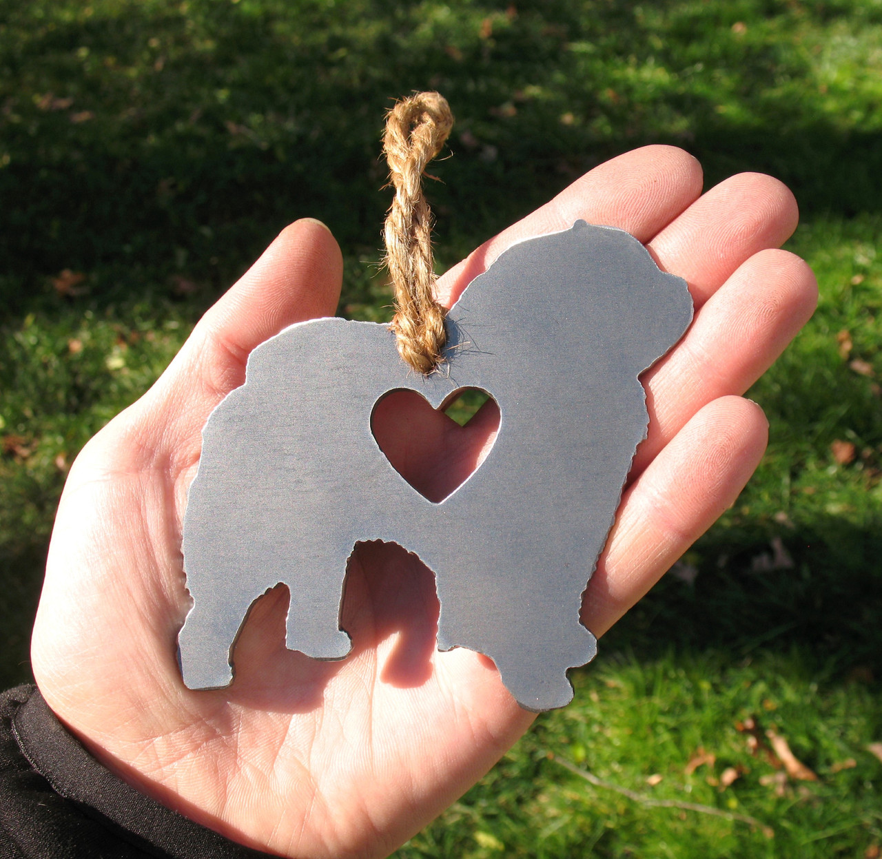 Chow Chow Pet Loss Gift Ornament - Pet Memorial - Dog Sympathy Remembrance Gift - Metal Dog Christmas Ornament