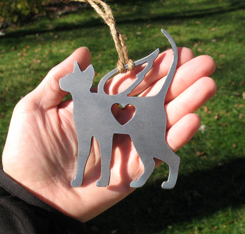 Siamese Cat Memorial Angel - Cat Loss Gift - Pet Loss Cat Sympathy Remembrance Gift - Metal Cat Christmas Ornament - Cat Lover 