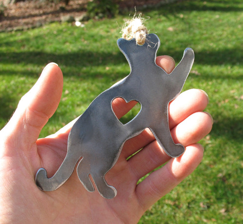 Cat 3 Ornament - Rustic Raw Steel Easter Basket Gift for Her Him - Metal Pet Memorial Gift - Cat Lover Gift Ornament Cat 3 Ornament - Rustic Raw Steel Easter Basket Gift for Her Him - Metal Pet Memorial Gift - Cat Lover Gift Ornament