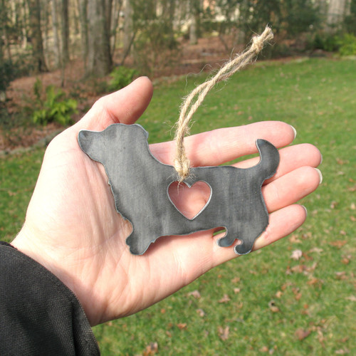 Corgidor Dog Ornament - Metal Dog Christmas Ornament - Pet Lover Memorial Ornament - Pet Loss Dog Memorial Remembrance Gift