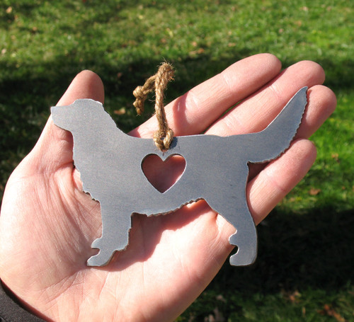 Golden Retriever 4 Pet Loss Gift Ornament - Pet Memorial - Dog Sympathy Remembrance Gift - Metal Dog Christmas Ornament