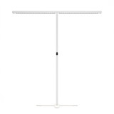 Büro-Stehlampe Lumino Pro Duo in Weiß, Studioaufnahme Frontalansicht