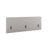 ofinto Akustik-Trennwand grau 180cm x 60cm Produktfoto - ergonomischer Sichtschutz für Schreibtisch aus nachhaltigem PET-Material mit Lärmreduzierung