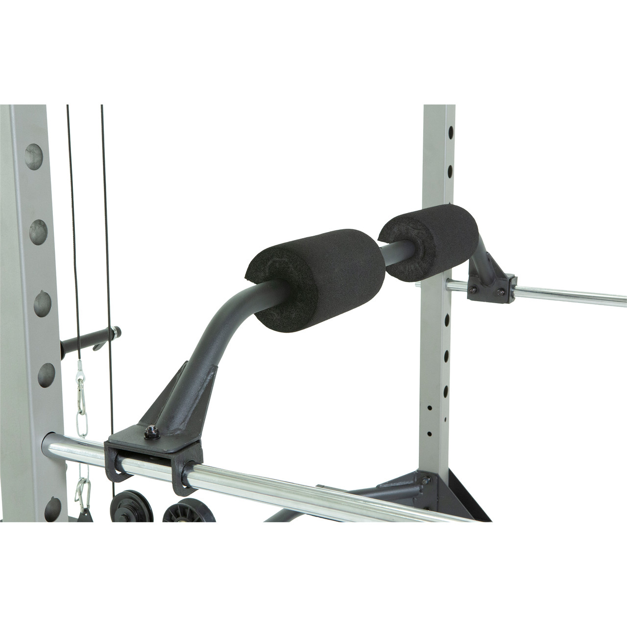 Fitness Reality Squat Rack Combo with Lat Pull-Down and Cable Cross Over  Attachment