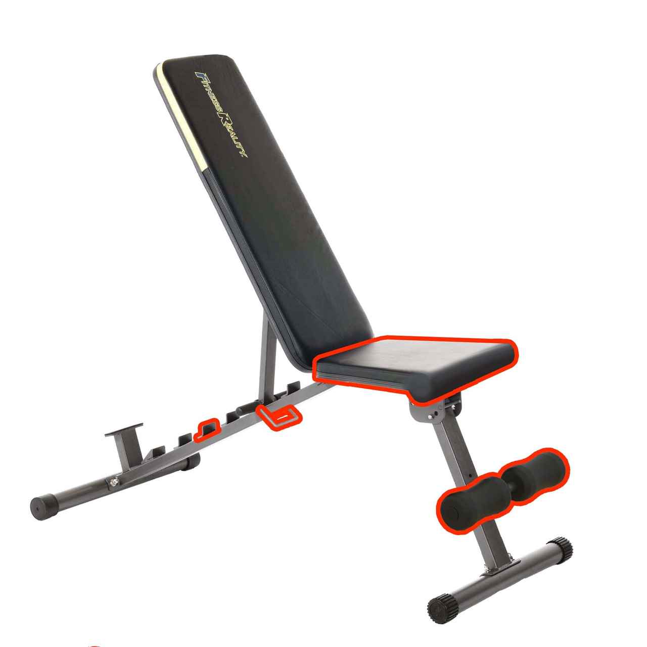 Auto Bench Weight Gap Fitness Reality No 14-Position Adjustable