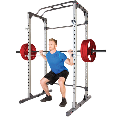 Fitness Reality 810XLT Power Cage and with the Super Max 1000 12 Position  Weight Bench 