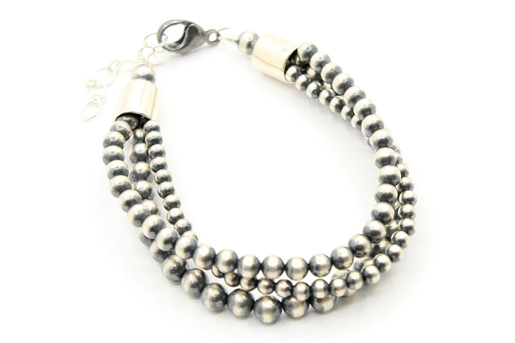 アクセサリー wayward SILVER925 NAVAJO PEARL BRACELET C TYPE】SILVER925 NAVAJO PEARL BRACELET C TYPE | Wayward