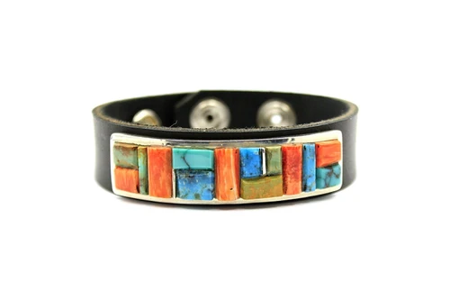 Multi-Color Leather Bracelet