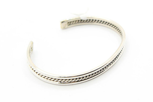Thin sterling silver cuff bracelet 40620 Thin sterling silver cuff bracelet 40620