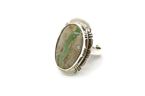 Sterling Silver Boulder Turquoise Ring 41420