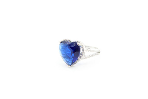 Sapphire Cubic Zirconia Ring 50620