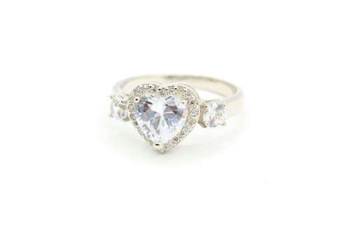 Heart Cubic Zirconia Ring 50620