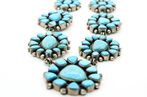 Royston Cluster With Sleeping Beauty Accent Necklace & Earring Set 51220 Royston Cluster With Sleeping Beauty Accent Necklace & Earring Set 51220