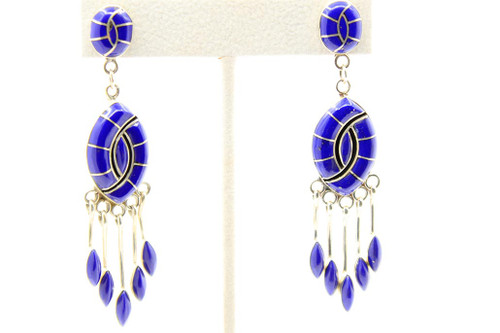 Lapis Chandelier Earring 071820 Lapis Chandelier Earring 071820