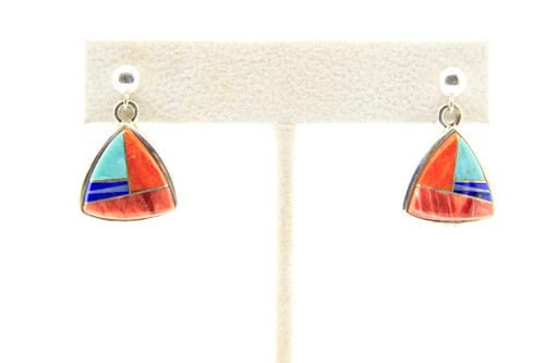 Multi-color Triangle Earrings 080520