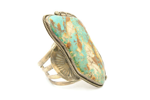 Large Vintage Turquoise Cuff Bracelet 120420 Large Vintage Turquoise Cuff Bracelet 120420