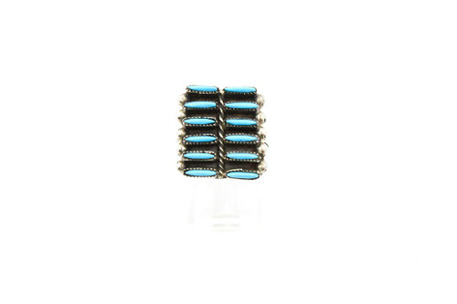 Zuni Needle Point Ring 010921 Zuni Needle Point Ring 010921