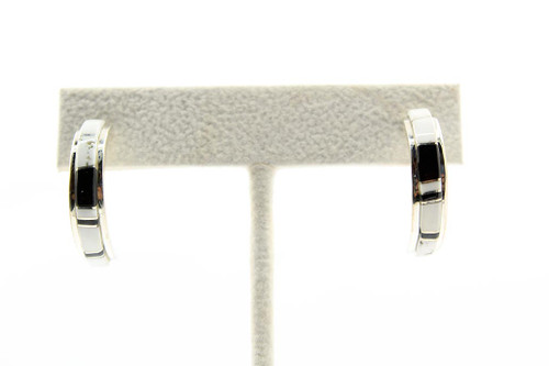 White Buffalo Hoop Earrings 021121