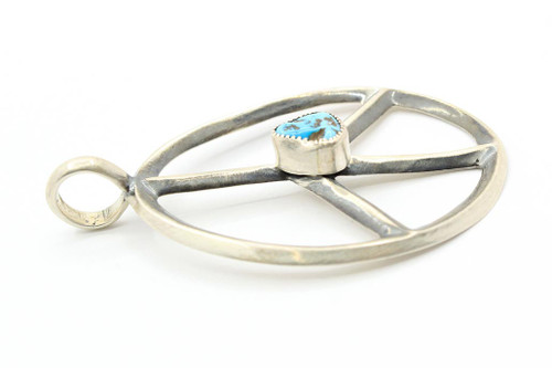 Turquoise Peace Pendant 040421 Turquoise Peace Pendant 040421