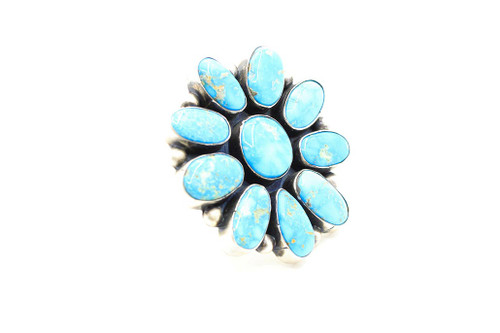Blue Sonoran Turquoise Ring 070421 Blue Sonoran Turquoise Ring 070421