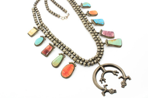 Vintage Squash Blossom Necklace Set [2 Colors] - ShopperBoard