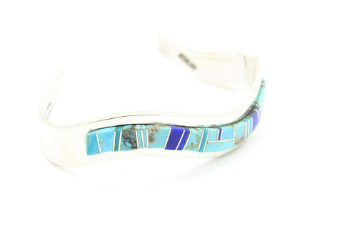 Play-on-blue Wave Turquoise Bracelet 021922