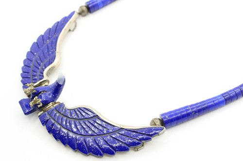 Lapis Eagle Necklace 103022