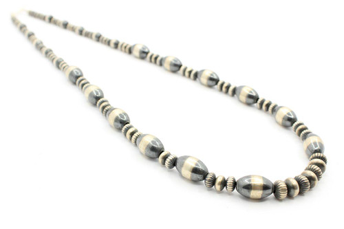 20" Sterling Silver Navajo Pearl necklace 040423 20" Sterling Silver Navajo Pearl necklace 040423