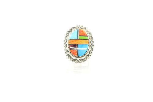 Multi-Color Concho Ring - WR1548624