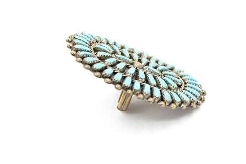 Sterling Silver Zuni Needle Point Ring - WR1548631 Sterling Silver Zuni Needle Point Ring - WR1548631