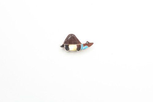 Sterling Silver Zuni Turtle Pin/Pendant 101823