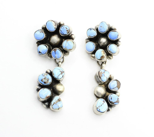 Sterling Silver Golden Hills Cluster Earrings 041724