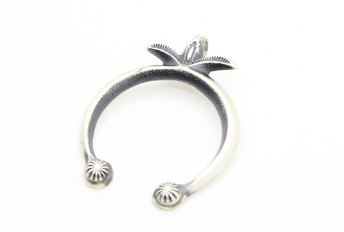 Sterling Silver Naja Pendant 042225