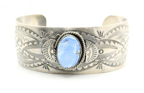 Sterling Silver Golden Hills Turquoise Cuff Bracelet 030726