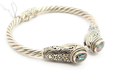 Sterling Silver Mystic Topaz bracelet 071920