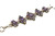 Leo Feeney Amethyst Link Bracelet SS12587 Leo Feeney Amethyst Link Bracelet SS12587