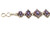 Leo Feeney Amethyst Link Bracelet SS12587 Leo Feeney Amethyst Link Bracelet SS12587